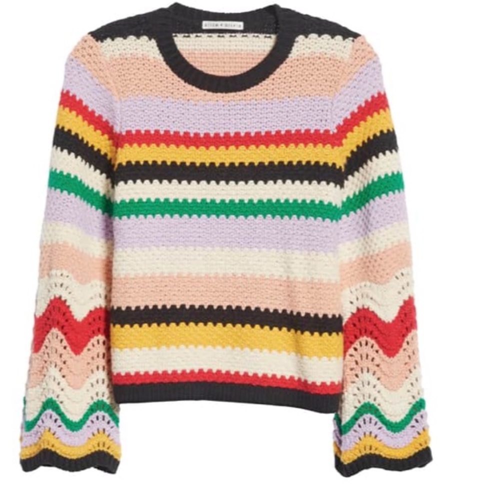 Alice + Olivia multicolored Alivia pullover sz